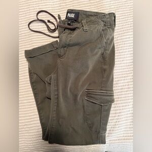 PAIGE Women's Olive Cargo Pants